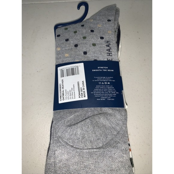 Cole Haan 3 Pack Men's Fashion Dress Socks Shoe Size 7-12 NWT - Picture 3 of 6
